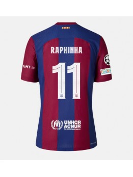 Barcelona Raphinha Belloli #11 Heimtrikot 2023-24 Kurzarm